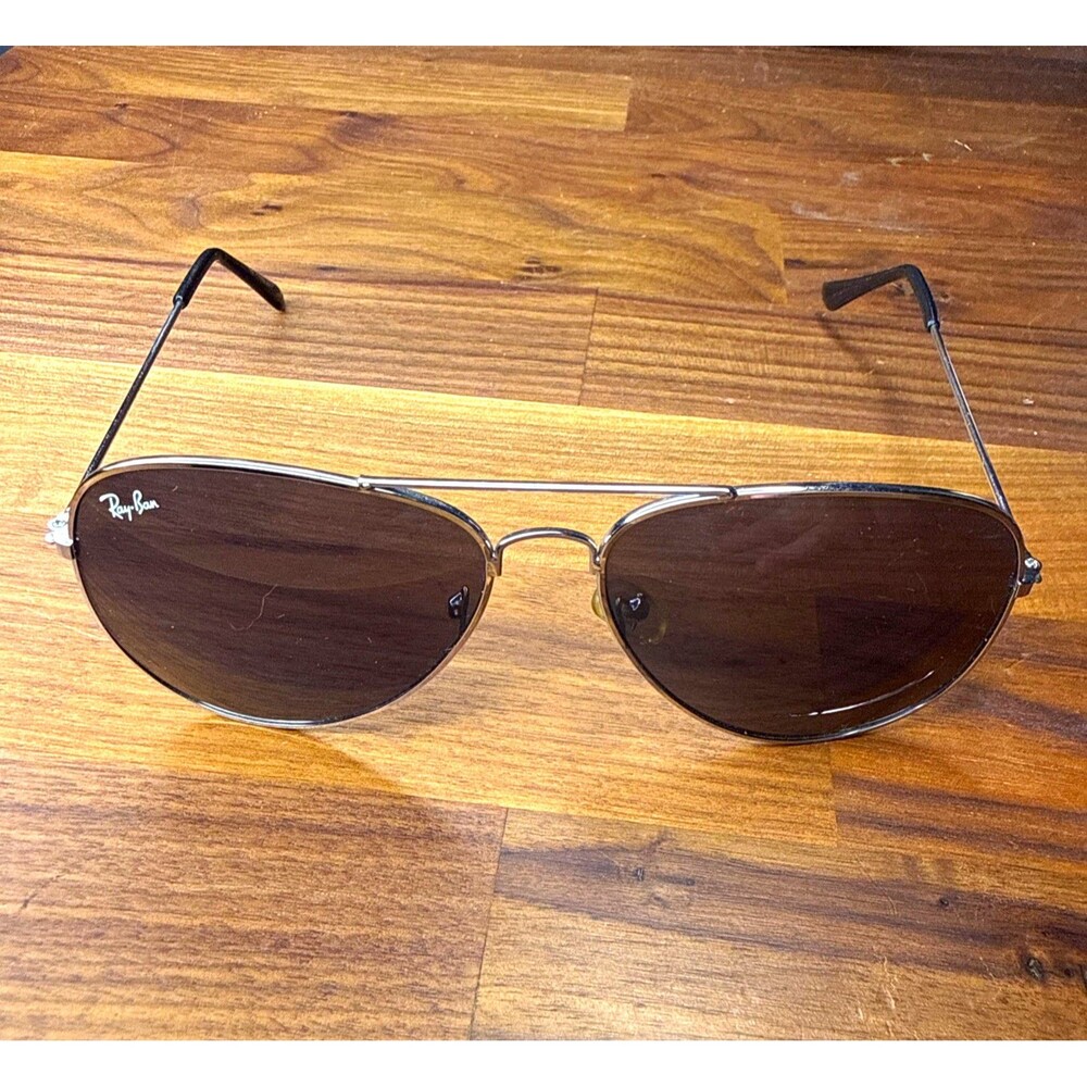 Ray-Ban Aviator Sunglasses RB3026 62mm Silver Frames Only